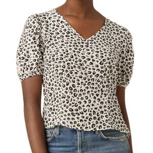 Amour Vert Juliana Washable Silk Blouse, Size XS
